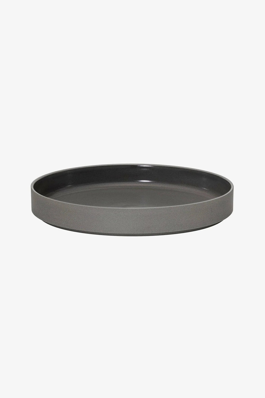 HDG111 Bowl Dark Gray: Hasami Gri Seramik Kase 255×37 mm