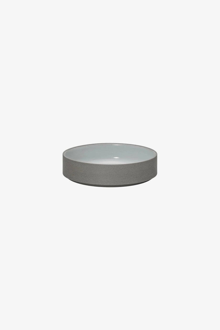 HAW108 Bowl Ash White İnce Profil Hasami Seramik Kase Grey Collection 145×37 mm