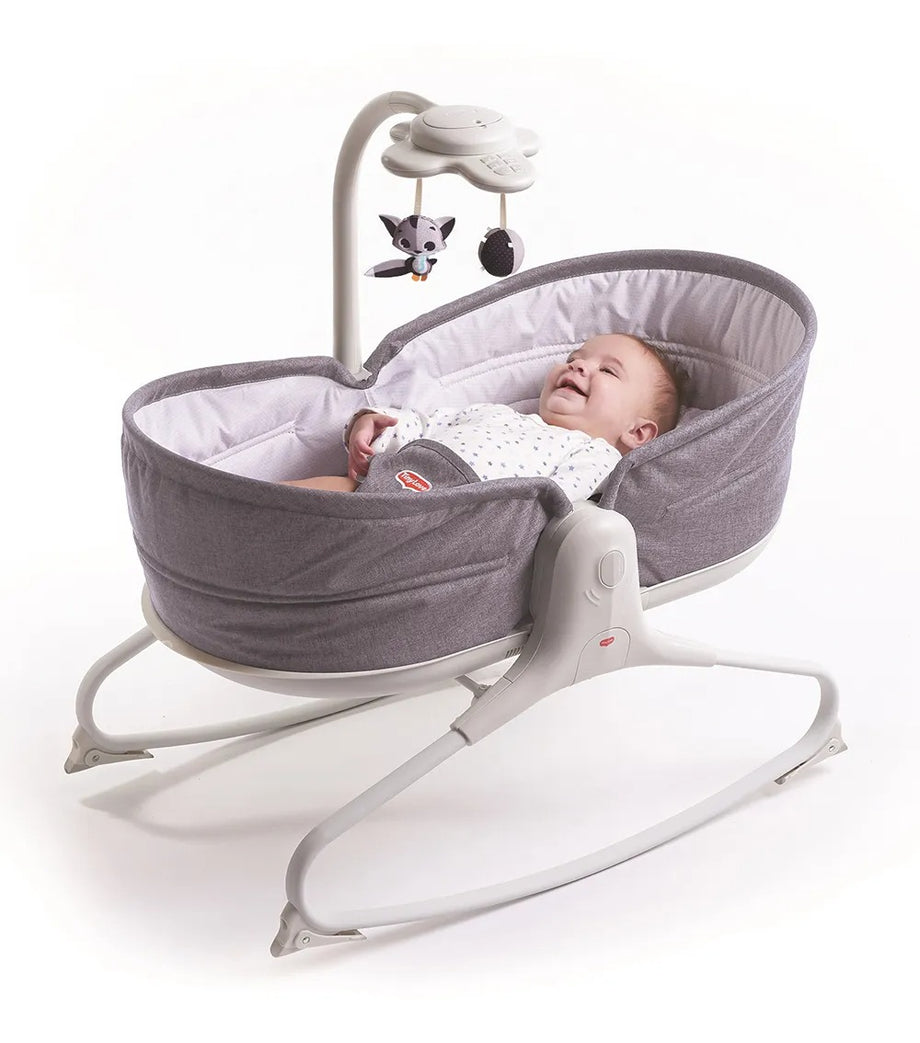 3in1 Gri Rocker Napper  4 Pozisyonlu Konforlu Sallanabilir