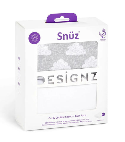 Cloud Nine 2'li Lastikli Çarşaf Seti, 100% Pamuk