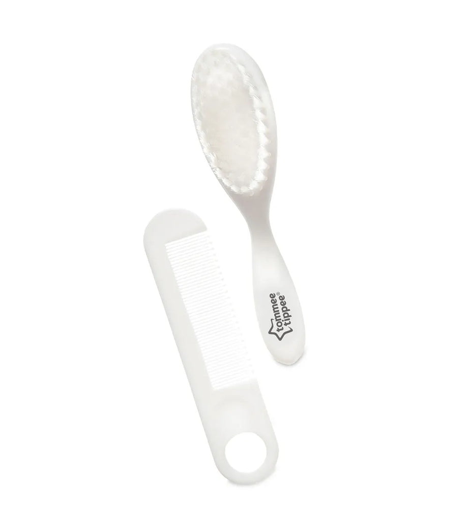 Essentials Bebek Fırça ve Tarak Seti, 2'li Beyaz