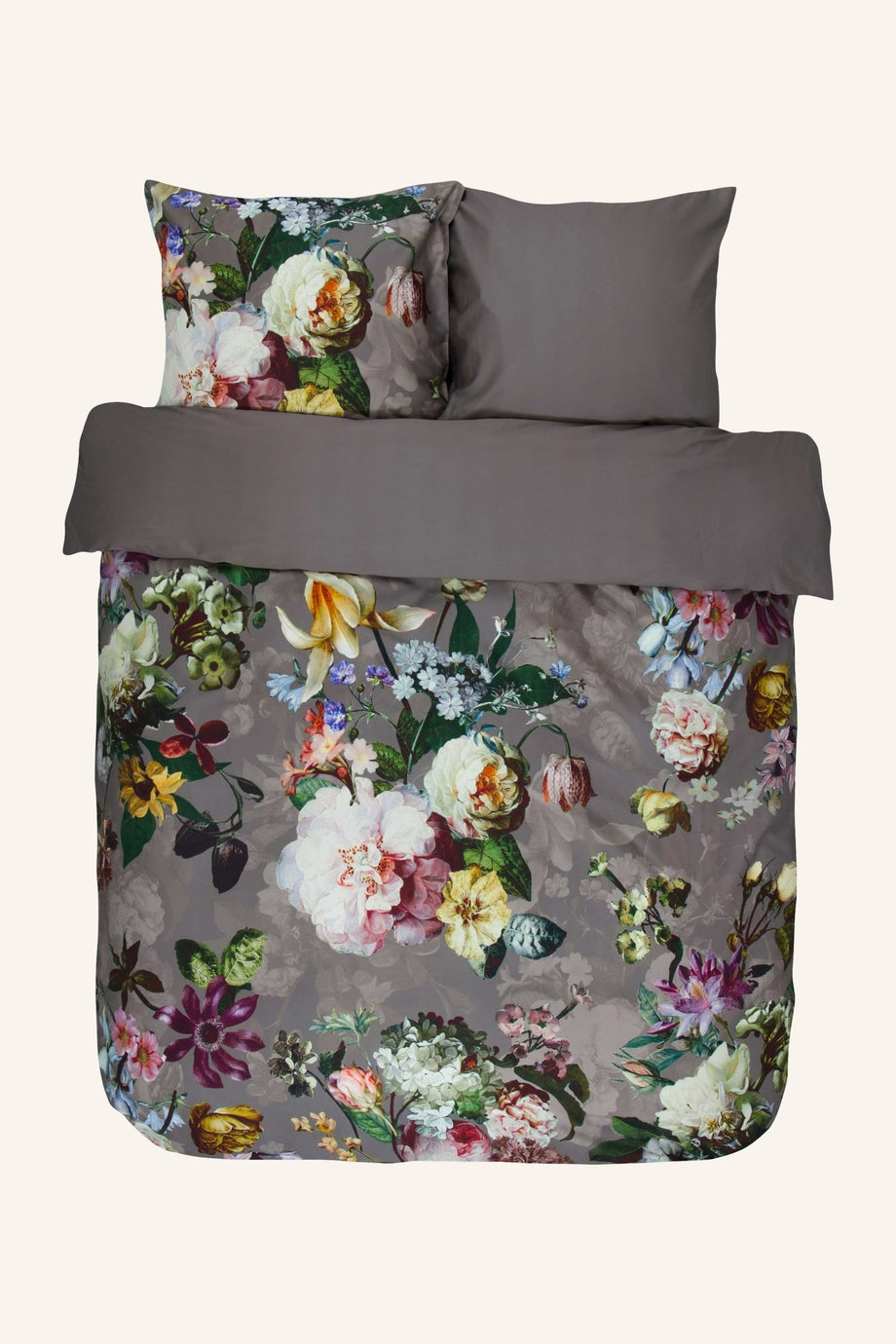 FLEUR Yatak Çarşafı, Çiçek Desenli, 215 TC Pamuk Saten, OEKO-TEX® Sertifikalı