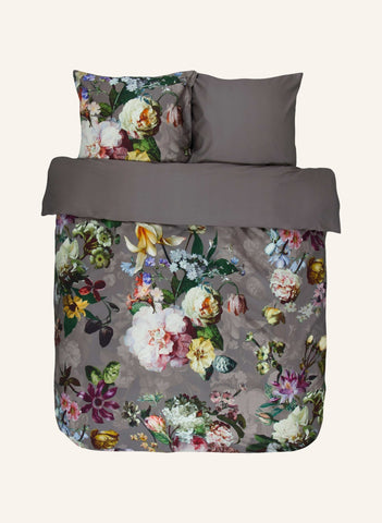 FLEUR Yatak Çarşafı, Çiçek Desenli, 215 TC Pamuk Saten, OEKO-TEX® Sertifikalı