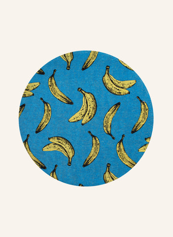 Pop Banana Kaymaz Tabanlı Modern Halı PET Malzeme Zemin Isıtma Uyumlu