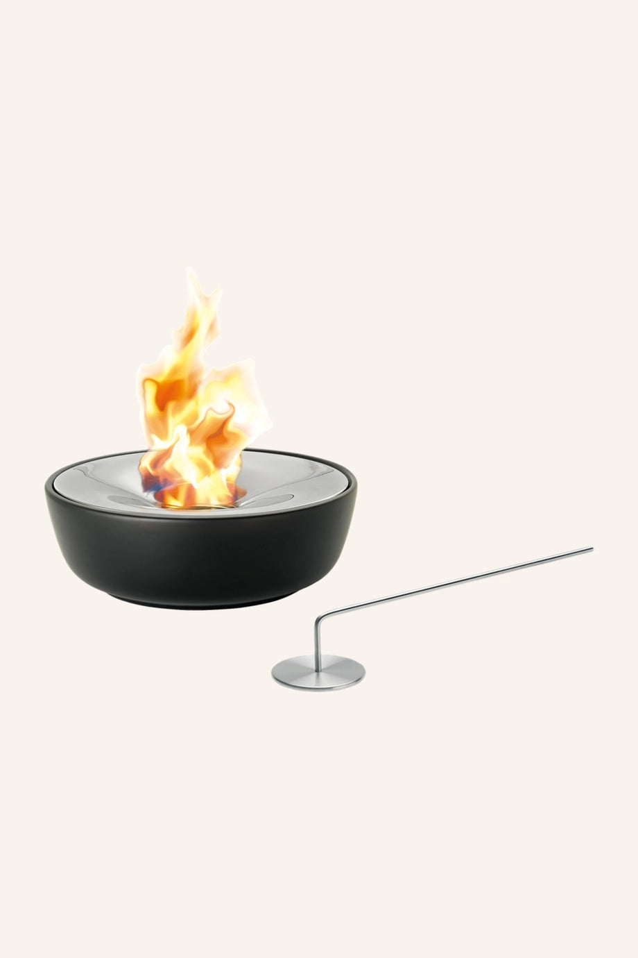 FUOCO Gel Yakıtlı Ateş Kasesi, Dış Mekan, Seramik, 32 cm Çap, 400 ml