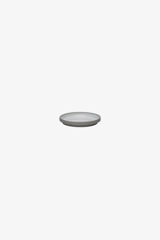 85 mm Gri Tabak Kapak Japon Seramik Modüler Servis Tabağı