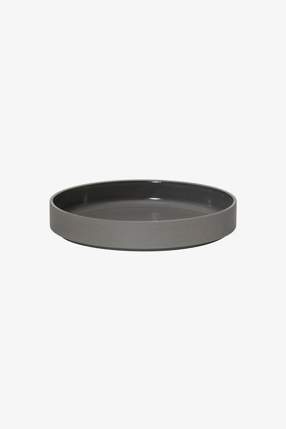 220 mm Koyu Gri Kase Japon Modüler Seramik Çok Amaçlı Kase