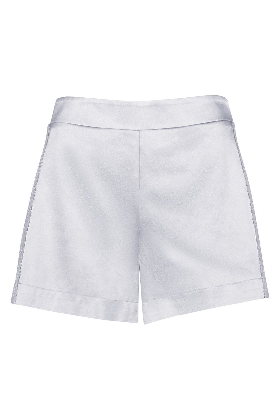 Midnight Whisper Shorty Dantelli Stretch İpek Şort Külot