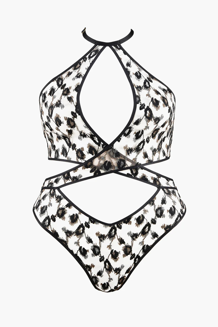 Absolutely Wild Body, Sarmal Dekolteli, Ayarlanabilir Askılı, Kurdele Süslemeli, Bralet ve Düşük Kesimli