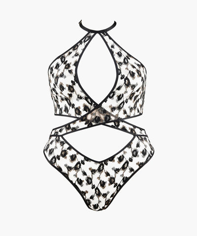 Absolutely Wild Body, Sarmal Dekolteli, Ayarlanabilir Askılı, Kurdele Süslemeli, Bralet ve Düşük Kesimli