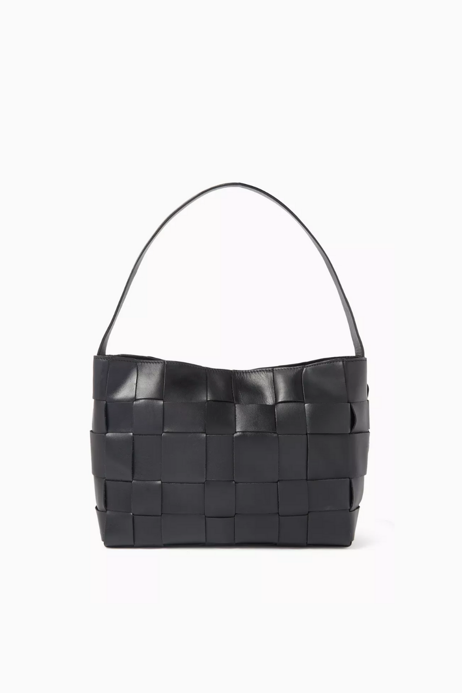 Dokuma Deri Mini Tote Çanta, Modern & Feminen Tasarım