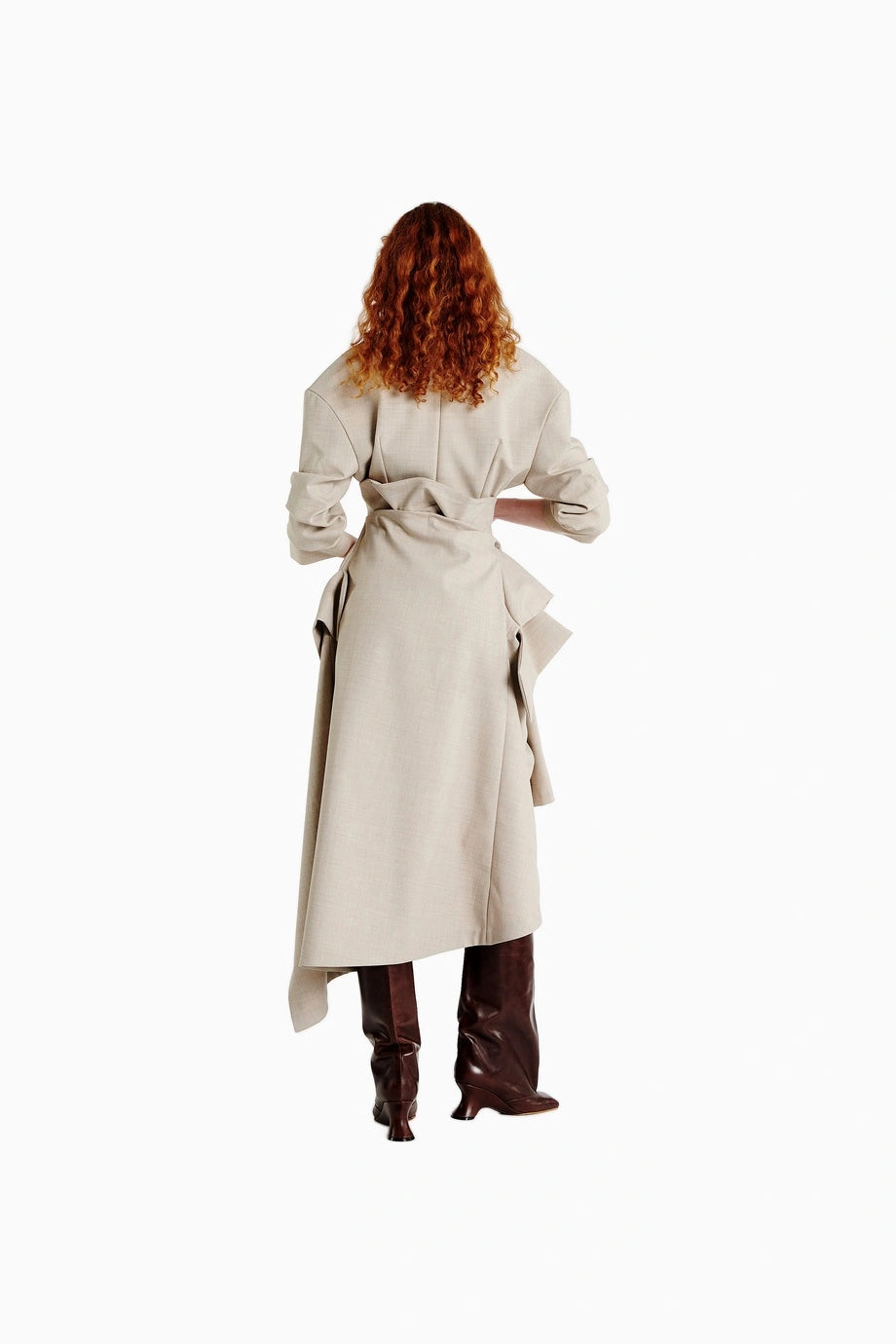 Kadın Bej Melanj Etek