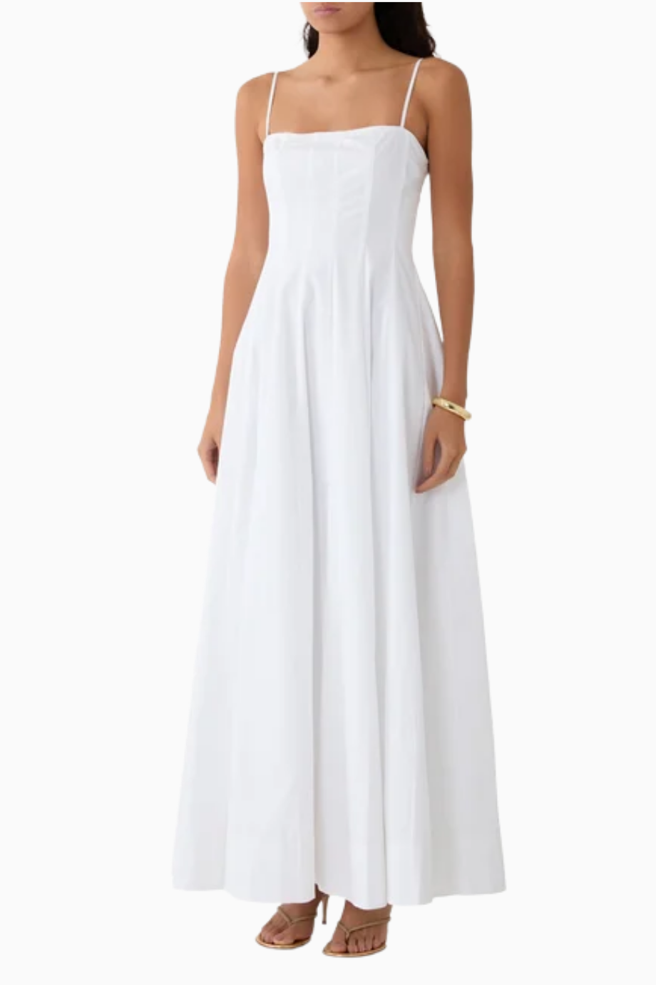 Wylie Maxi Dress, Kadın Maksi Elbise, Pamuk & Spandeks, Şık ve Rahat