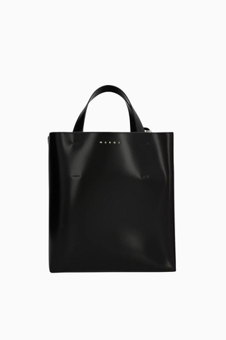 Deri Prisma Kese, Şık & Zarif Omuz Çantası, Kabartmalı Logo