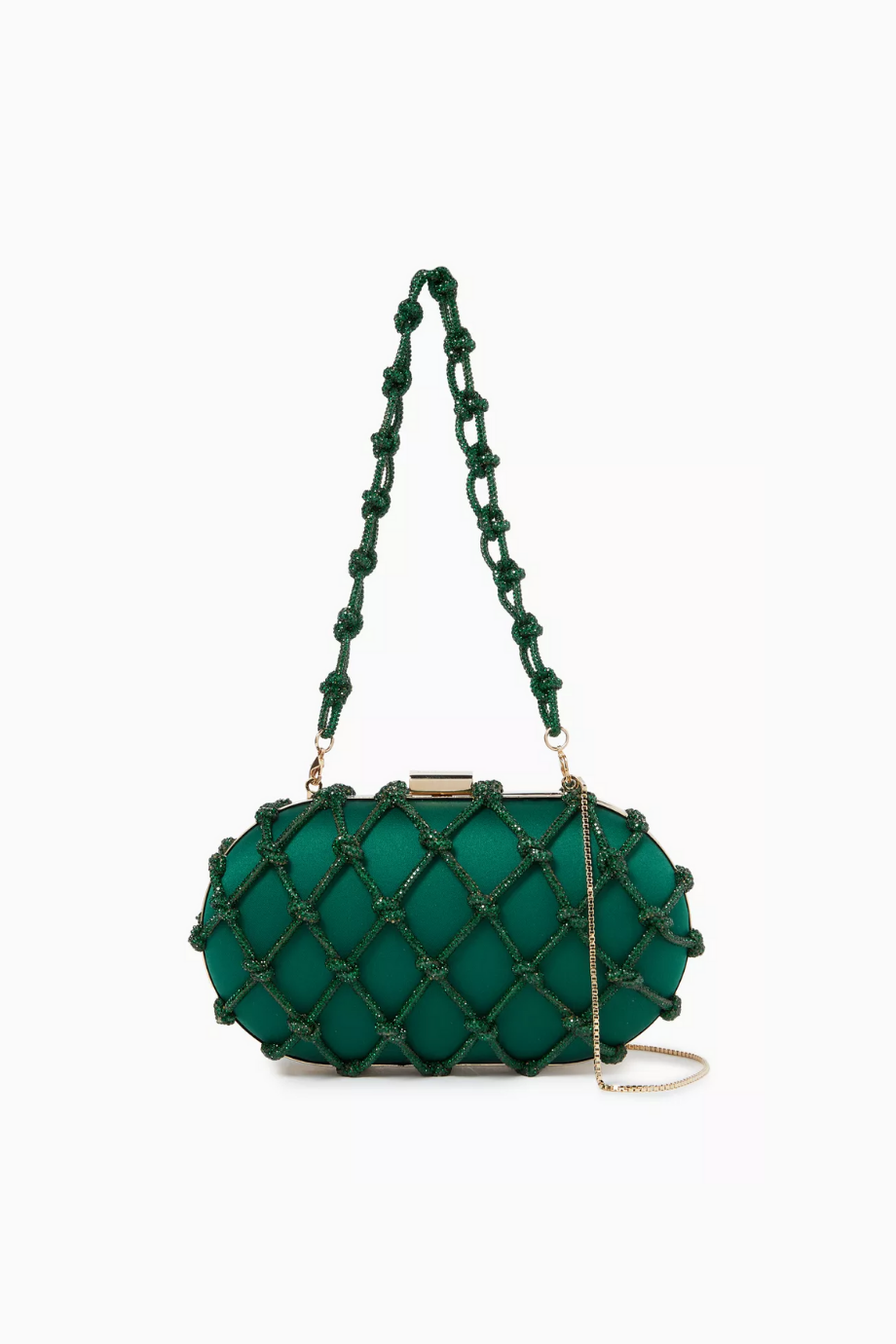 Erato Nodi El Çantası, Lüks, Işıltılı Omuz Askısı, Kristal İşlemeli