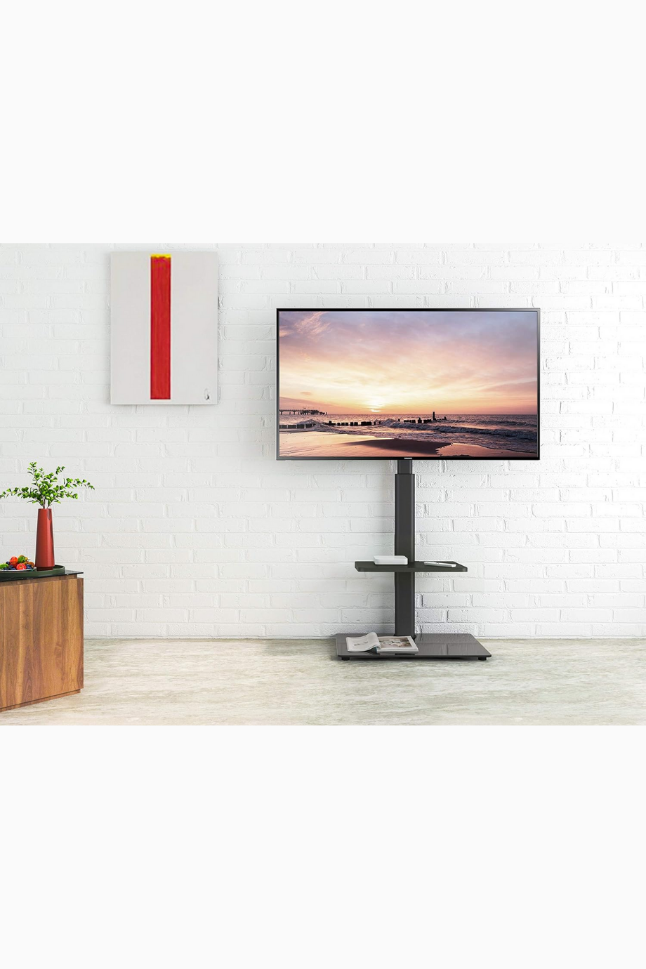 32-60 inç LCD/LED TV Sehpası, Döner ve Yüksekliği Ayarlanabilir, VESA 600x400 mm