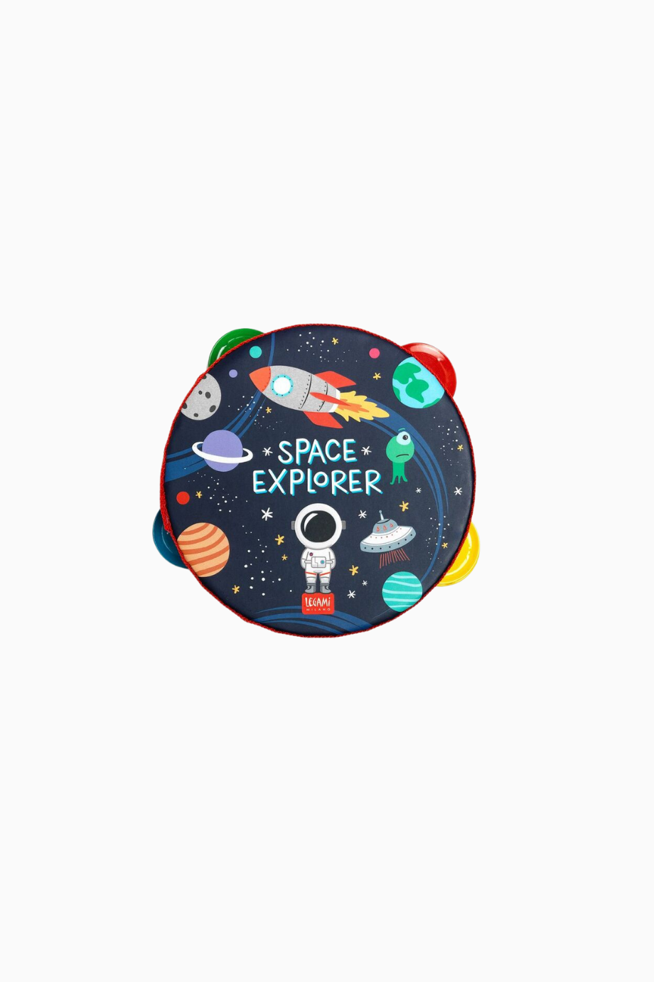Shake It Up! Tamburin – Space, 14,5 cm, Çocuklar için Ritim Oyuncağı