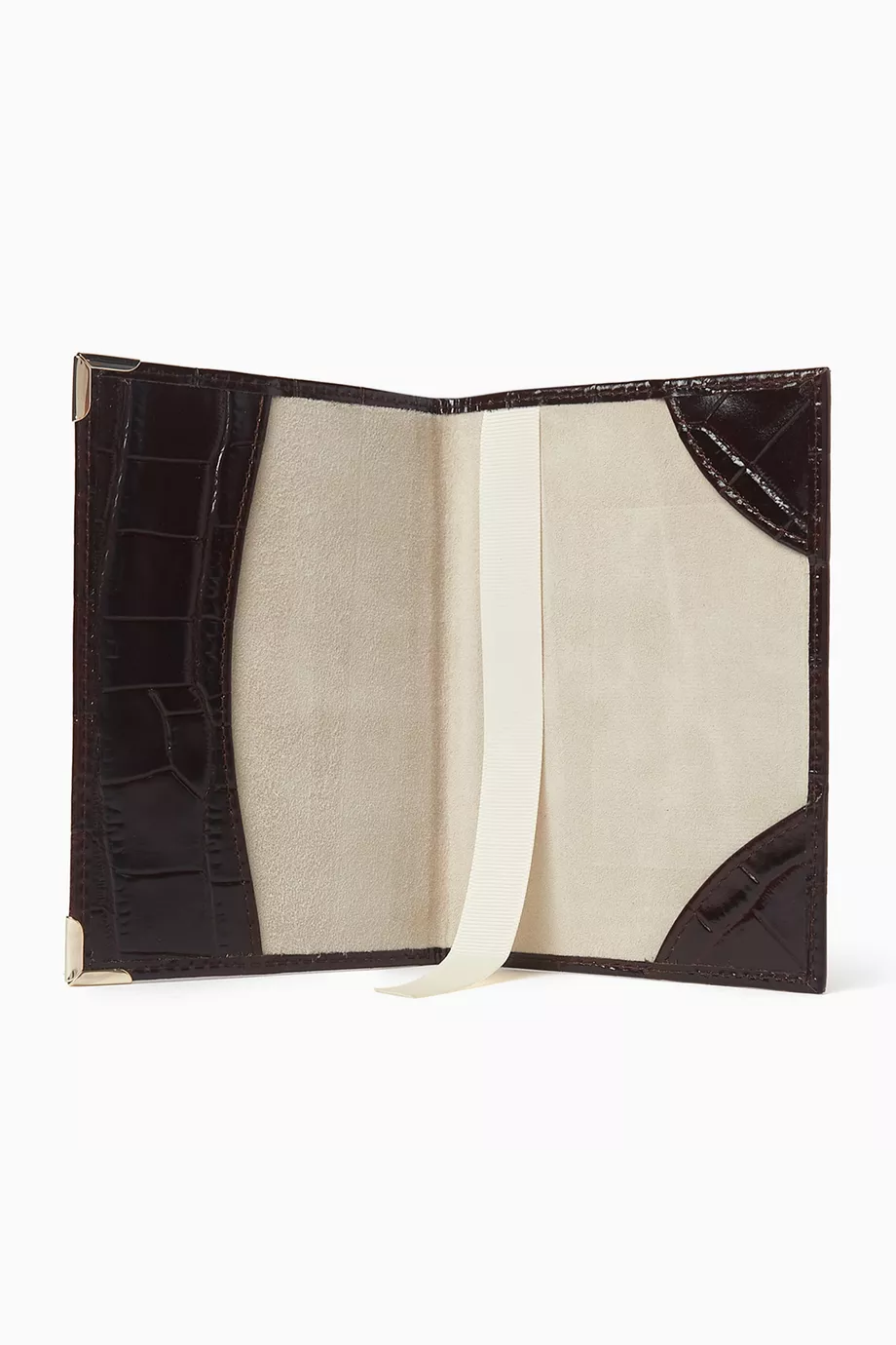 Timsah Desenli Deri Pasaport Kılıfı, Şık, Zarif & Dayanıklı