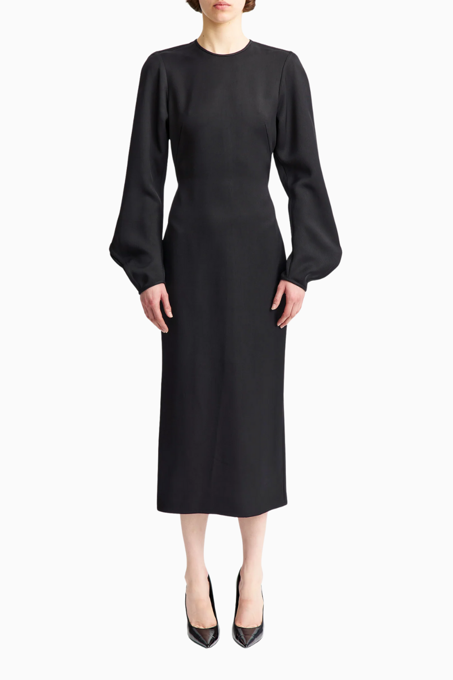 Saverico Midi Twill Elbise