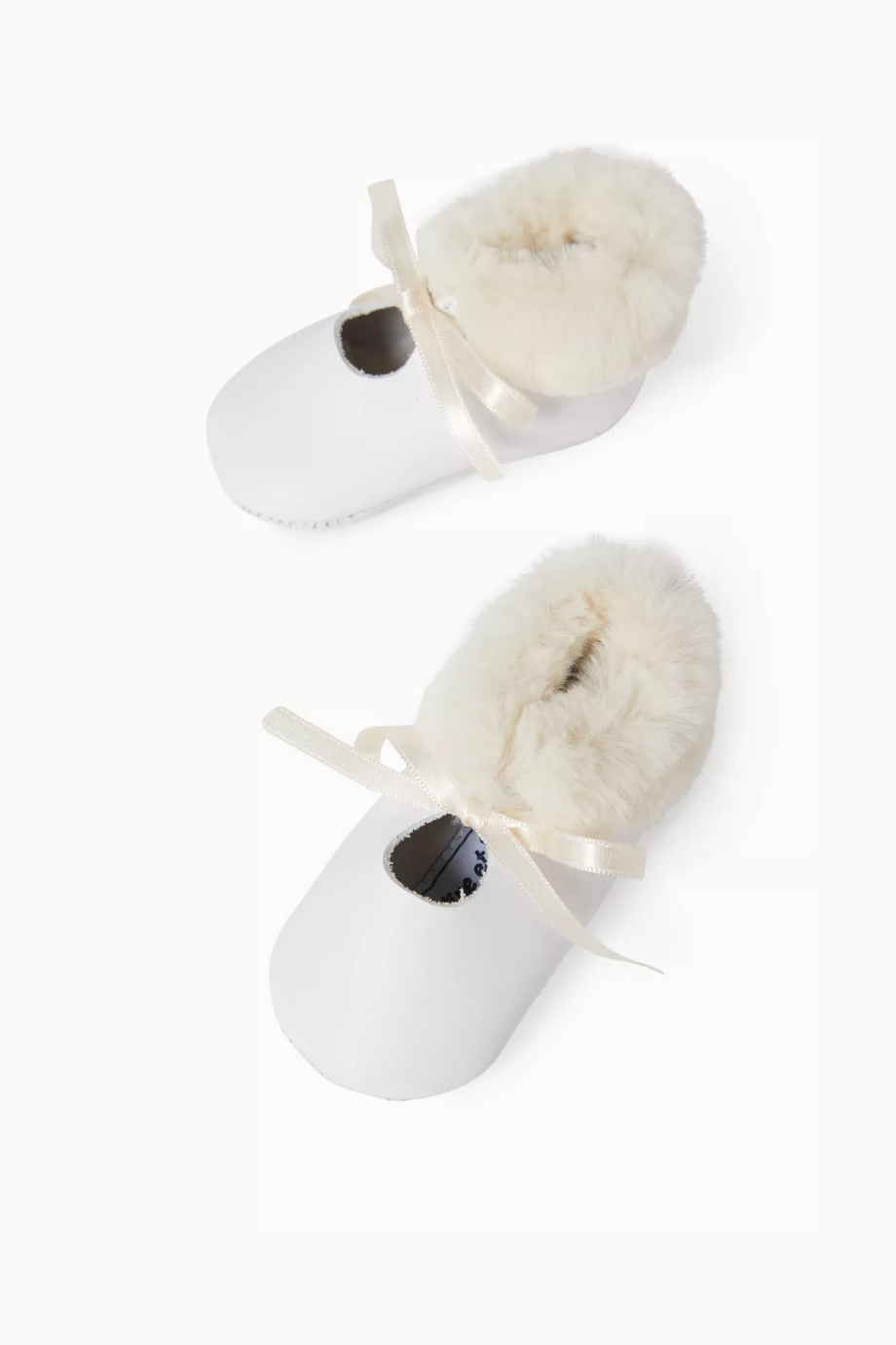 Deri Kürklü Çocuk Botları, Suni Kürk & Saten Bağcık, Pratik ve Şık