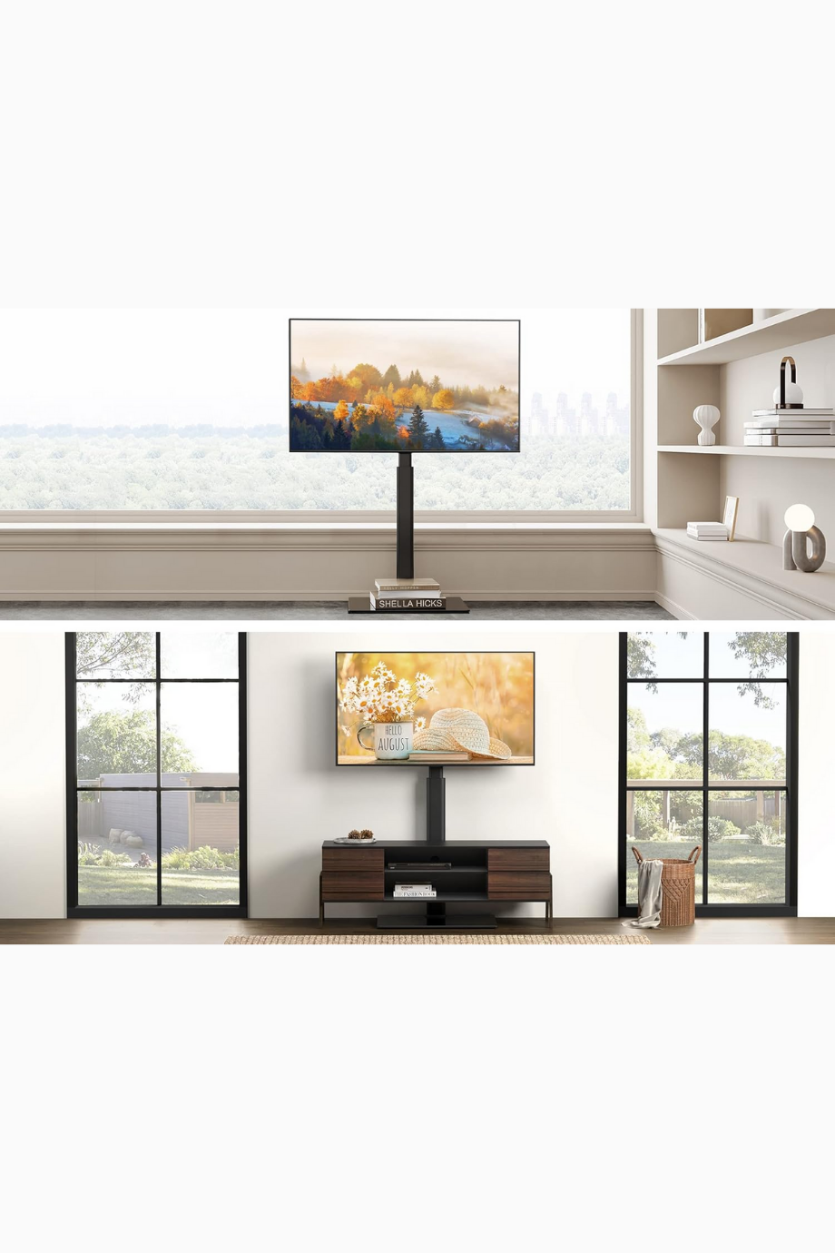 Ayaklı TV Standı, 32-60 Inç Düz veya Kavisli Ekran TV’ler İçin