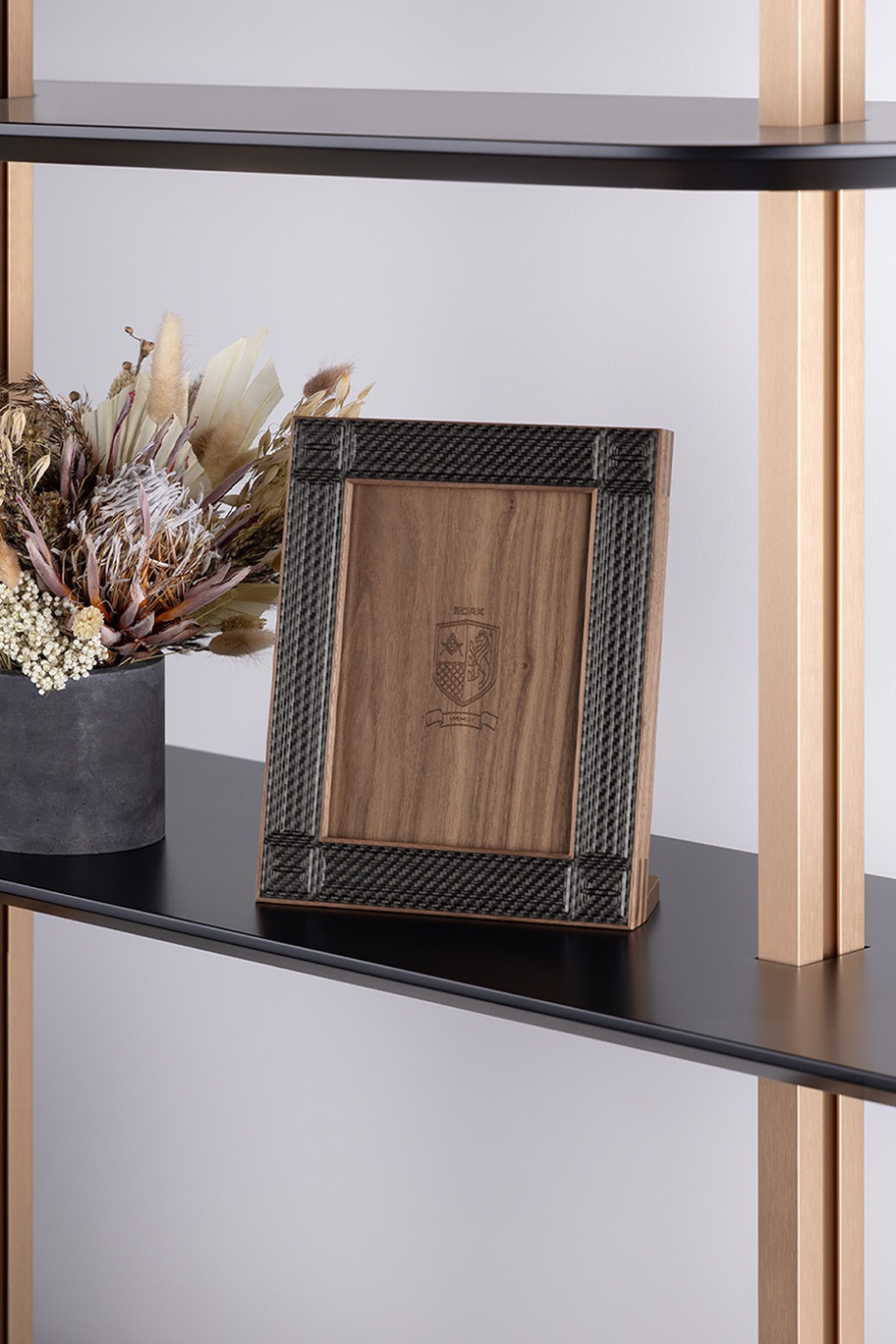 Çerçeve HQ 510, Brezilya Cevizi & Karbon, Yansıma Önleyici Cam