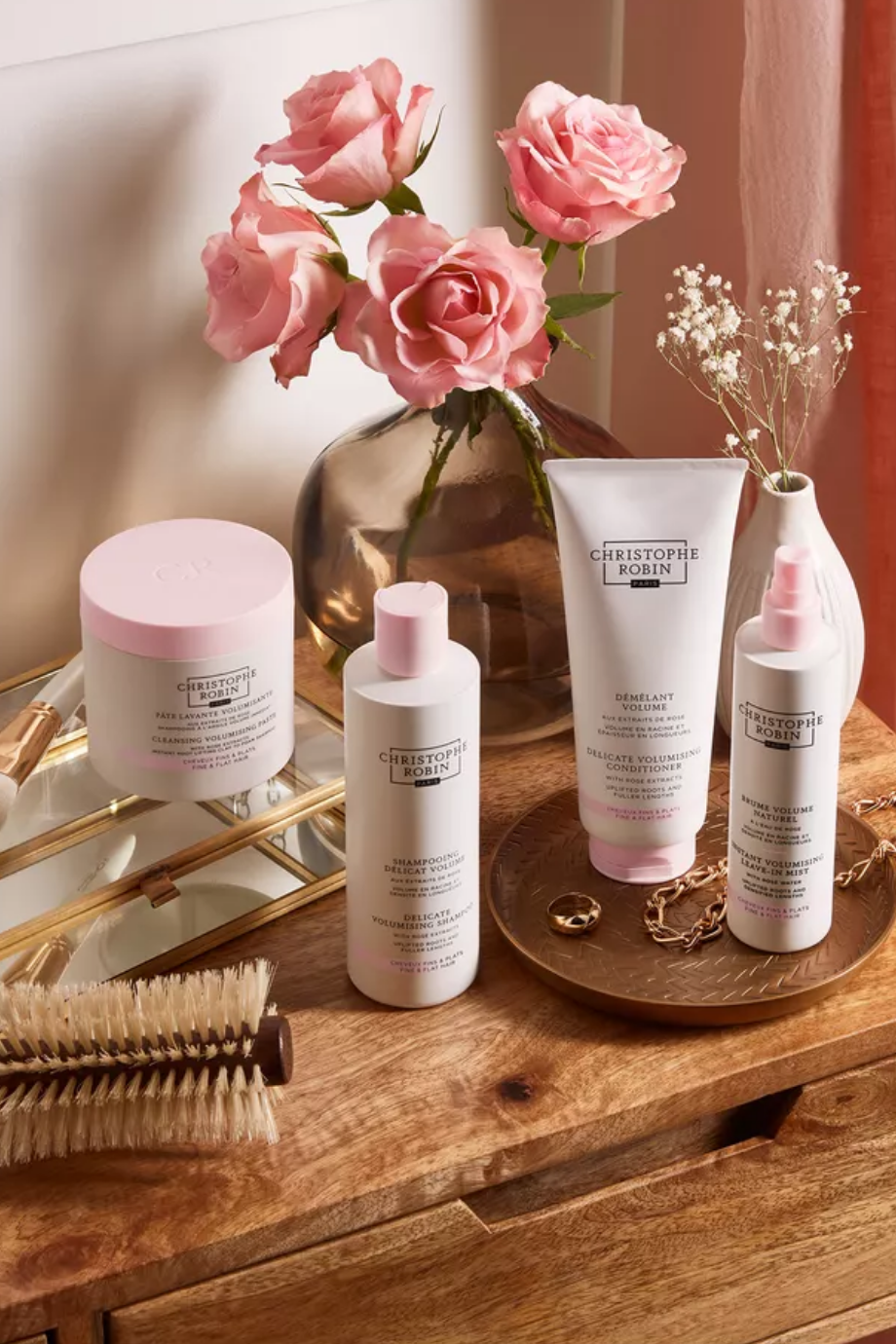 Gül Özlü Şampuan Macunu 250 ml, Kökten Dolgunlaştırıcı, Temizleyici, Hacim Verici