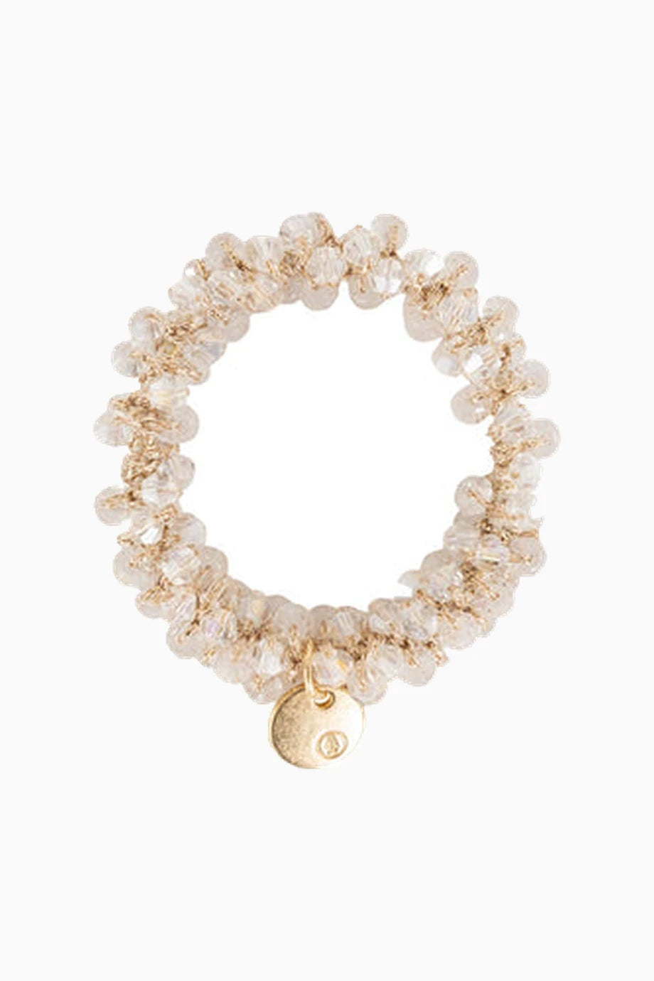 Beads Rose Gold Lüks Binicilik Aksesuarı, Taşlı Saç Lastiği Seti