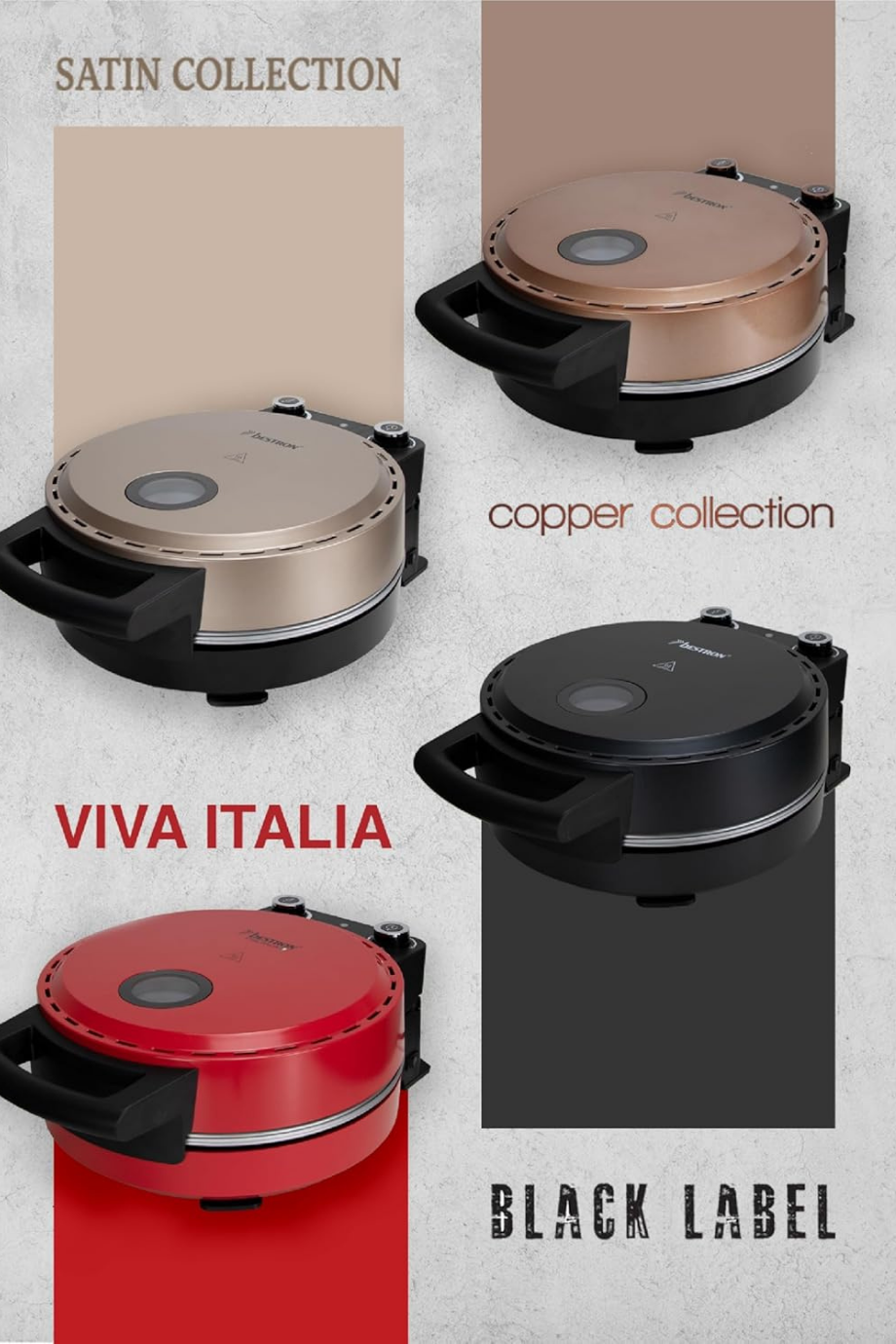 Viva Italia Pizza Fırını 320°C Hızlı ve Çıtır Pizza Pişirme