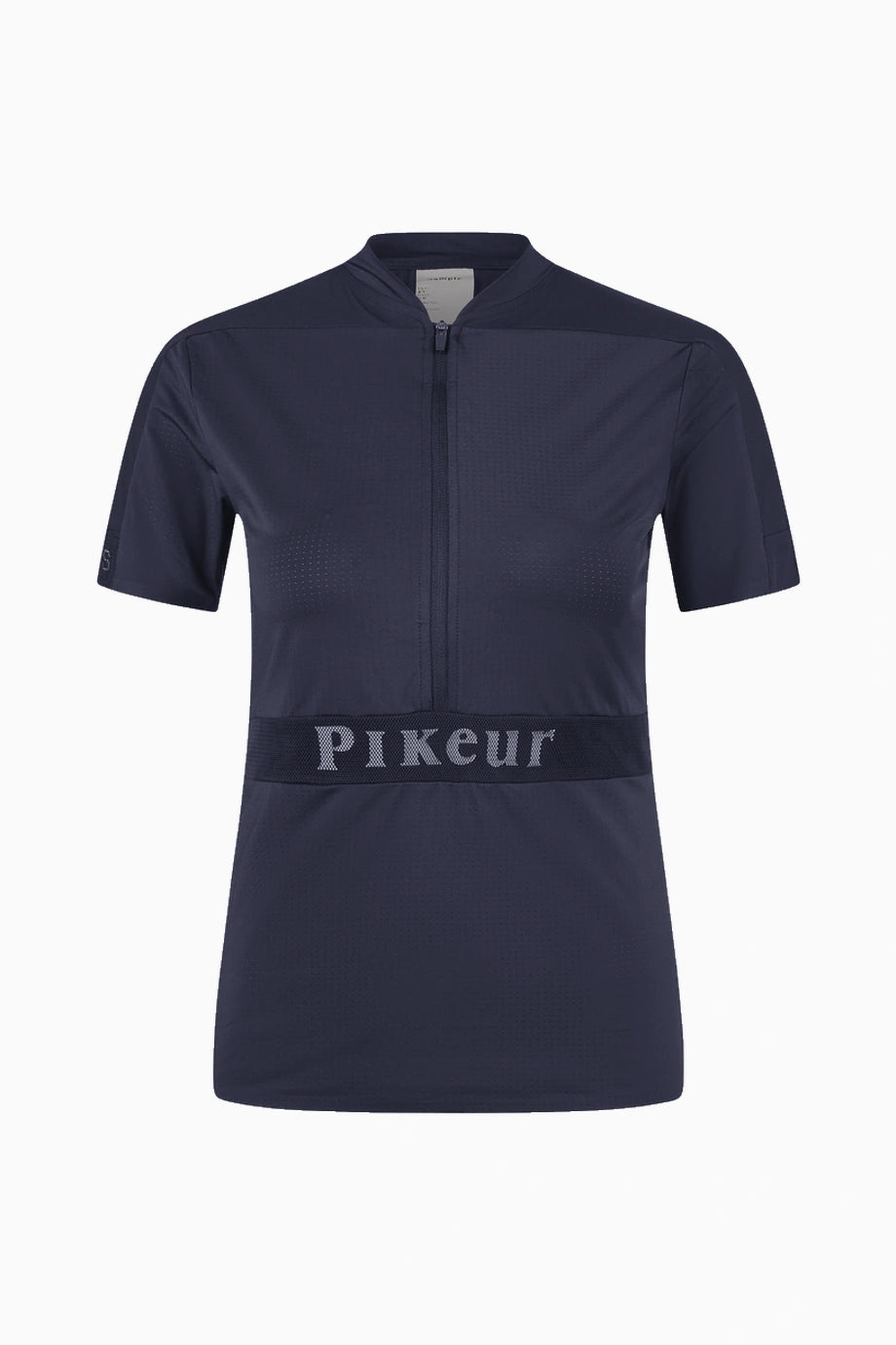 Mesh Zip 7234 Lüks Nefes Alabilir Spor Kadın Tişört