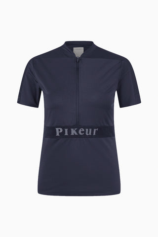 Mesh Zip 7234 Lüks Nefes Alabilir Spor Kadın Tişört