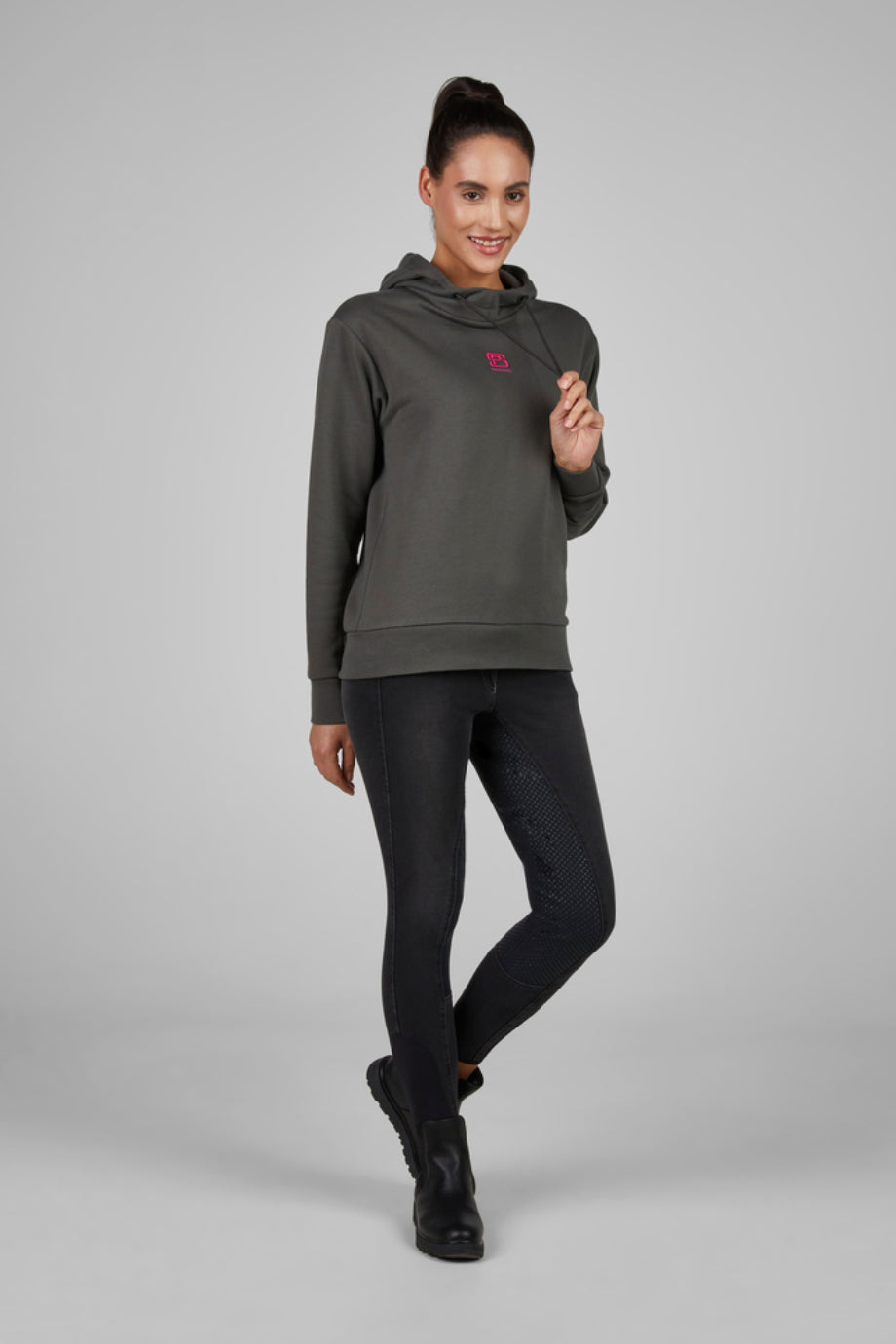 Spor Lüks 8275 Teddy Detaylı Kapüşonlu Kadın Sweatshirt