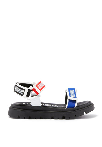 Logo Tokalı Sandaletler - Moschino