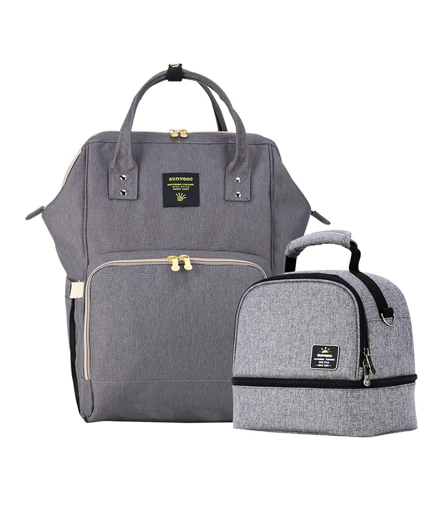 Mamma Bebek Bezi ve Göğüs Pompası için Çanta Seti, 3 Yalıtımlı Şişe Bölmesi