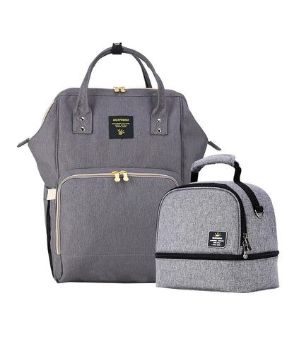 Mamma Bebek Bezi ve Göğüs Pompası için Çanta Seti, 3 Yalıtımlı Şişe Bölmesi