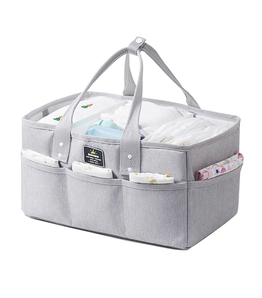 Nova Grey Bebek Bezi Çantası ve Organizer, USB Portlu, Fonksiyonel