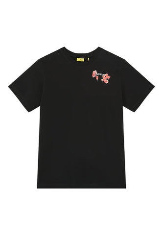 Çocuklar için Ok Çiçek Desenli T-Shirt