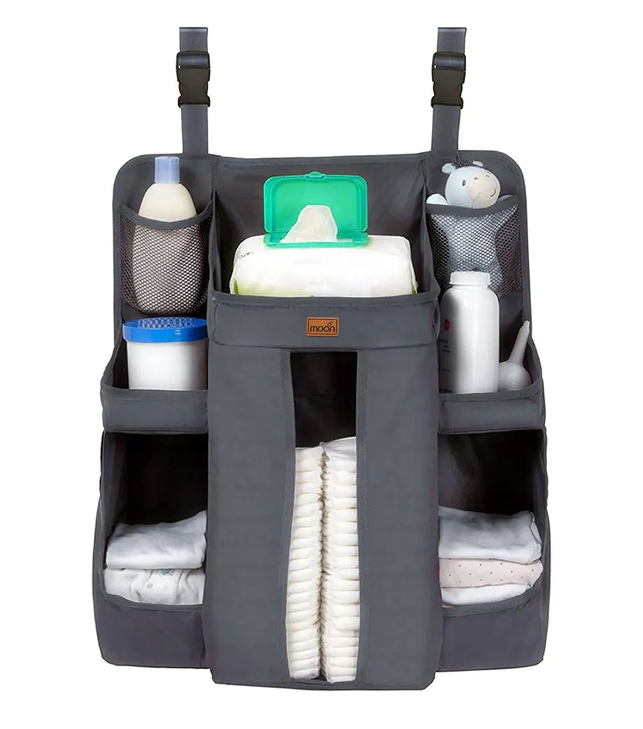 Bej Crib Organizer 6 Gözlü Yıkanabilir Karyola Düzenleyici