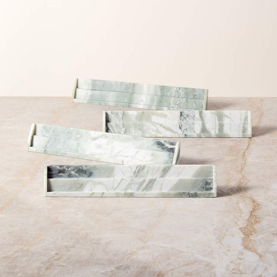 Reign Green Mermer Rummy Küp Oyun Seti, Meşe Ahşap Kutulu