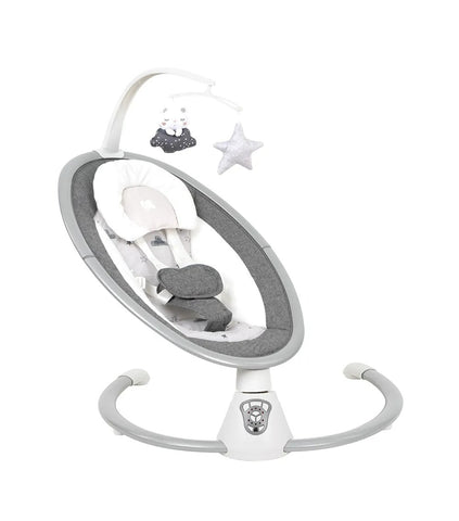 Ashlee Elektrikli Side to Side Salıncak, 5 Hız, Uzaktan Kumanda, Dokunmatik Ekran, 10 Melodi, 5 Nokta Emniyet Kemeri