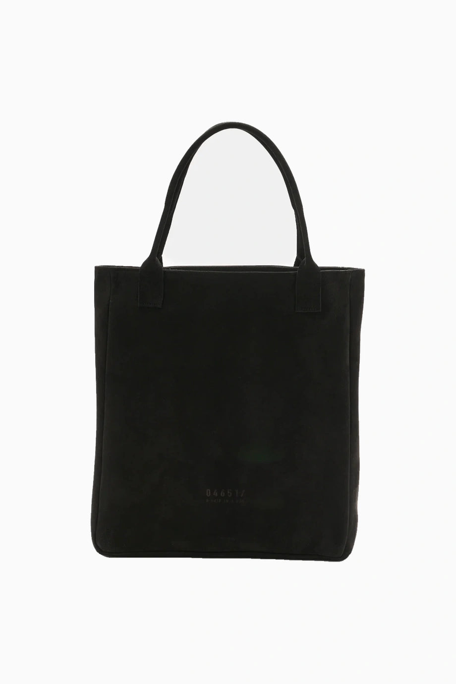 Nubuk Deri Siyah Unisex Tote Çanta