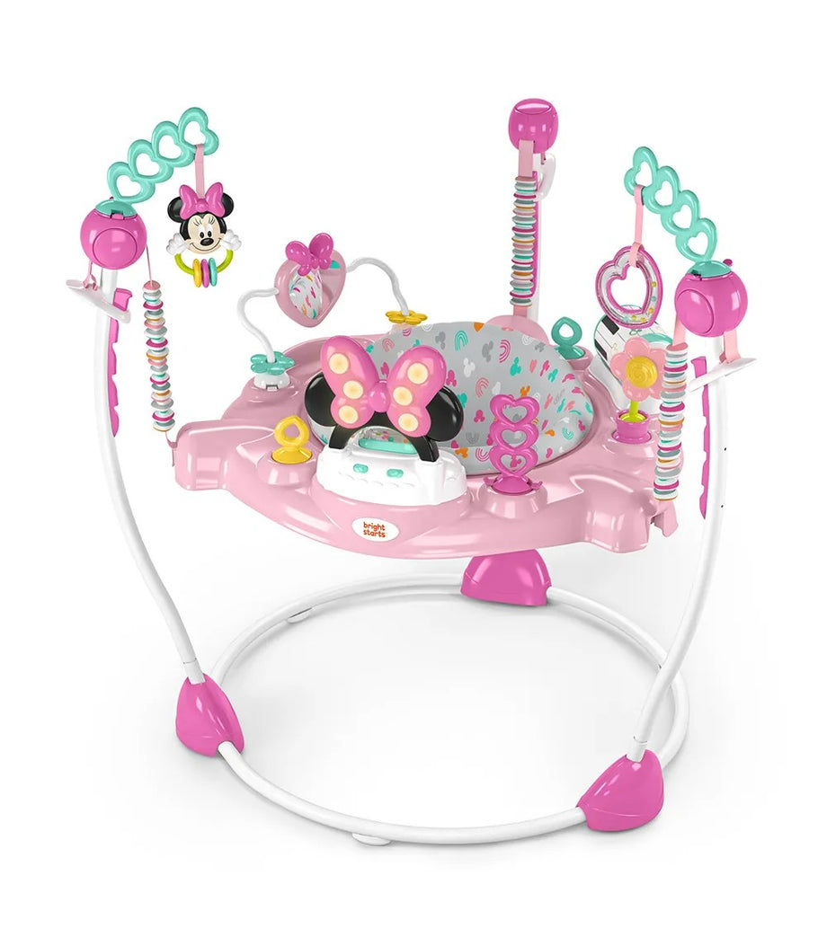 Minnie Mouse Sonsuza Dek Besties Aktivite Jumper, 360° Dönüş, 10+ Oyuncak, Işık & Sesli İstasyon, Katlanabilir Tasarım