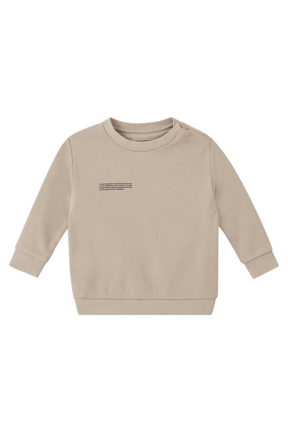 Çocuk Organik Pamuklu Sweatshirt - Açık Gri