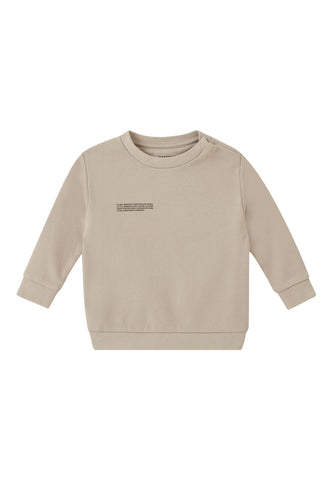 Çocuk Organik Pamuklu Sweatshirt - Açık Gri