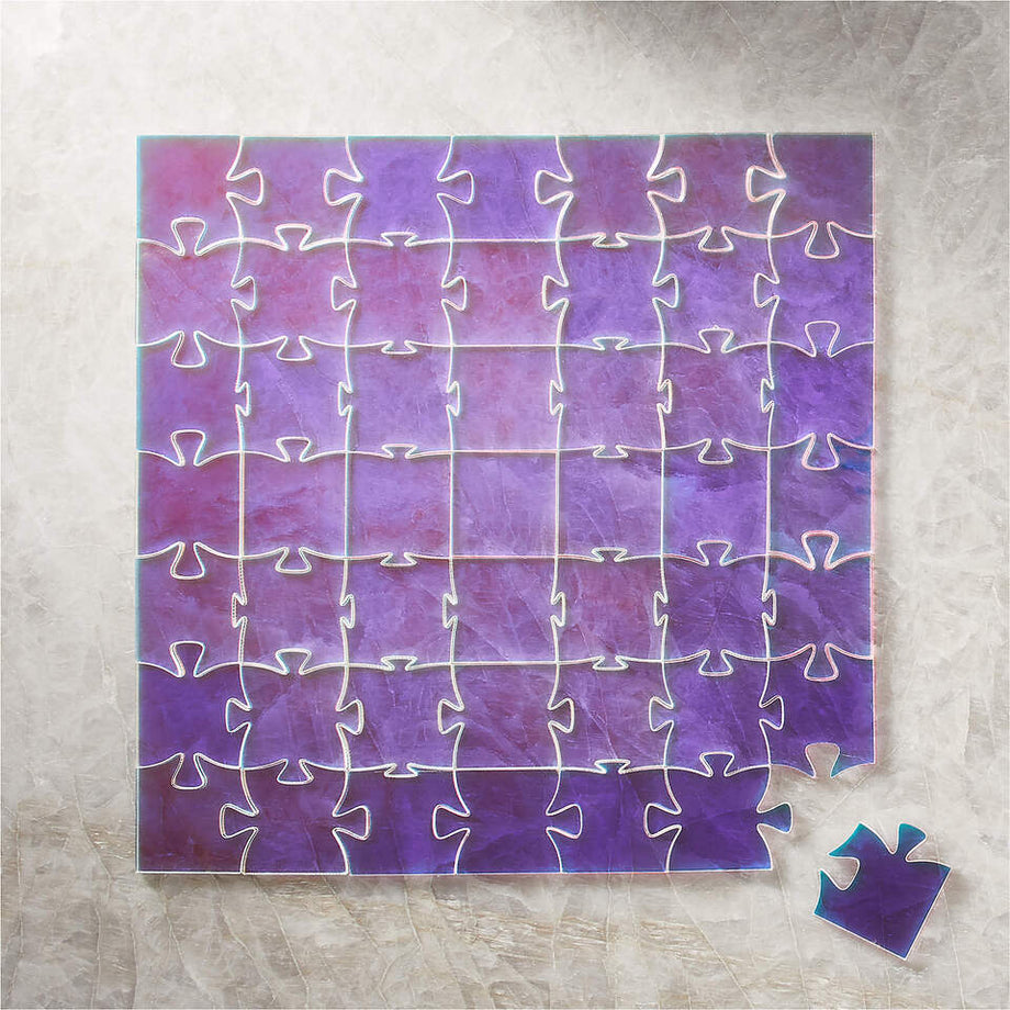 Dalgalar Akrilik Bulmaca, Psikedelik ve Renk Değiştiren Yapboz