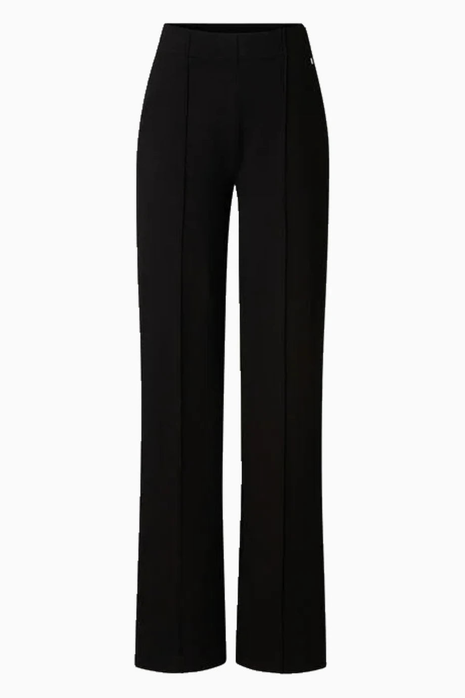 Bella Jersey Elastik Bel Siyah Kadın Pantolon