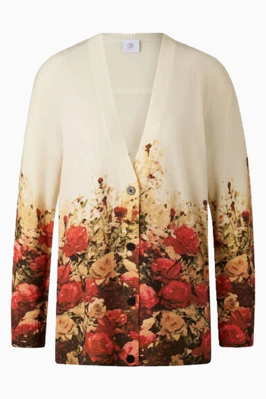 Heidi Yün Karışımlı Floral Tasarım Lüks Kadın Hırka