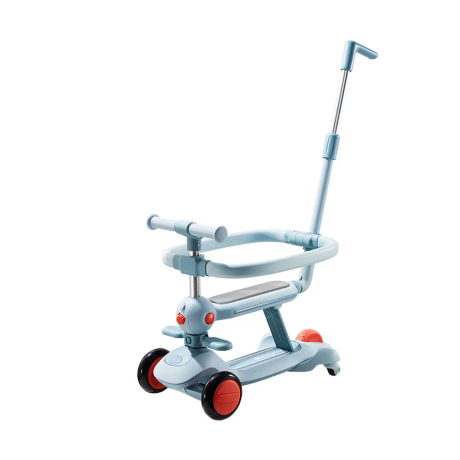4'ü 1 Arada Mavi Bebek Scooter ve Denge Bisikleti - 1-6 Yaş