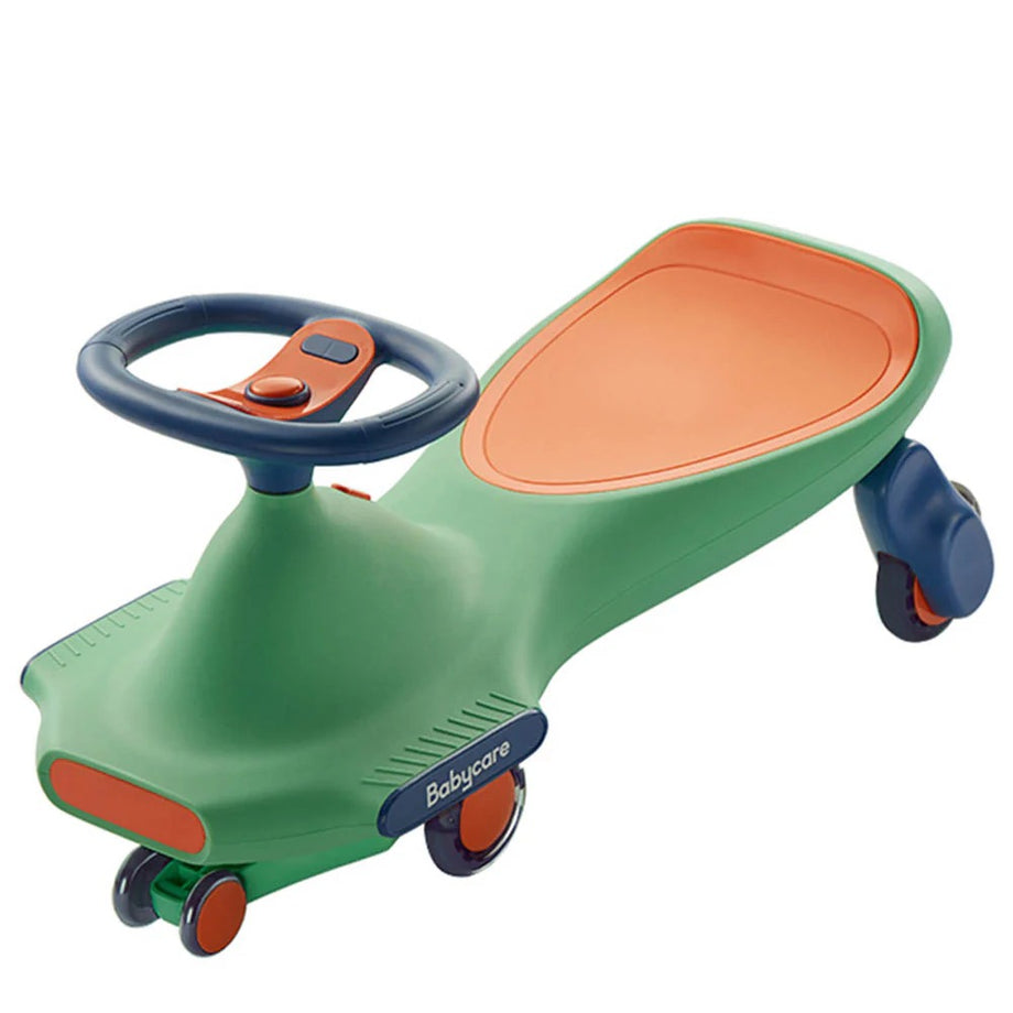 Wiggle Ride-On Araba NyokiRoad, LED Farlı, Müzikli Sessiz Sürüş Arabası