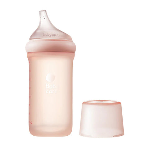 Nopayon Pro Geniş Ağızlı Biberon 6-12 Ay, Pembe